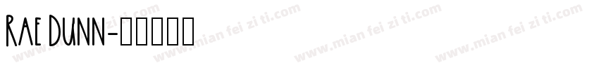 Rae Dunn字体转换